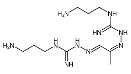 methylglyoxal bis(3-aminopropylamidinohydrazone)结构式