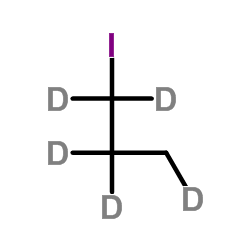 1-Iodo(1,1,2,2,3-2H5)propane Structure