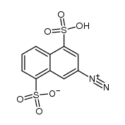 4,8-disulfo-naphthalene-2-diazonium-betaine结构式