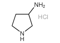 3-AMINO PYRROLIDINE HYDROCHLORIDE structure