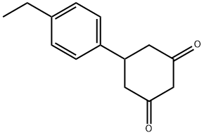 5-(4-Ethylphenyl)cyclohexane-1,3-dione Structure