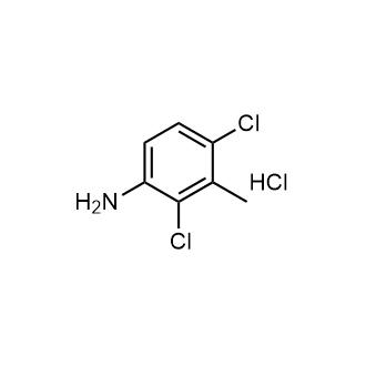 2,4-二氯-3-甲基苯胺盐酸盐结构式