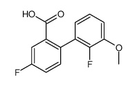 5-fluoro-2-(2-fluoro-3-methoxyphenyl)benzoic acid结构式