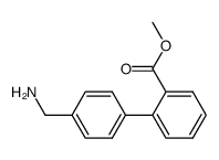 4'-(AMINOMETHYL)-BIPHENYL-2-CARBOXYLIC ACID METHYL ESTER structure