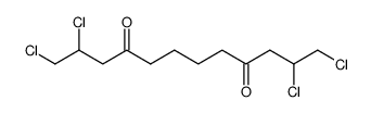 1,2,11,12-tetrachlorododecane-4,9-dione Structure