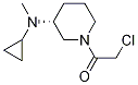 2-Chloro-1-[(R)-3-(cyclopropyl-Methyl-aMino)-piperidin-1-yl]-ethanone结构式