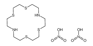 nitric acid,1,4,10,13-tetrathia-7,16-diazacyclooctadecane Structure