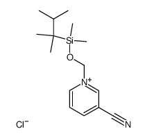 3-cyano-1-(dimethylthexylsilyloxy)methylpyridinium chloride结构式