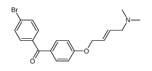 trans-4-[[4-(dimethylamino)-2-butenyl]oxy]-4'-bromobenzophenone Structure