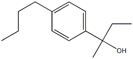 2-(4-butylphenyl)butan-2-ol Structure