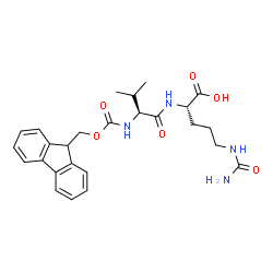 Fmoc-Val-Cit-OH Structure