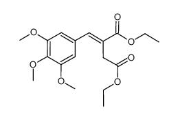 diethyl E-(3,4,5-trimethoxybenzylidene)succinate Structure