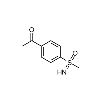 (4-Acetylphenyl)(imino)(methyl)-l6-sulfanone structure