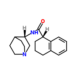 N-(1-Azabicyalo[2,2,2]oct-3s-yl)-1,2,3,4-tetrahydronaphthalen-1s-yl carboxamine picture