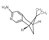 10,10-dimethyl-4-aza-tricyclo[7.1.1.0 (2,7)]undeca-2,4,6-trien-5-ylamine结构式