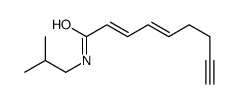 N-(2-methylpropyl)nona-2,4-dien-8-ynamide结构式