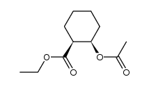 ethyl (1S,2R)-2-acetoxycyclohexanecarboxylate Structure