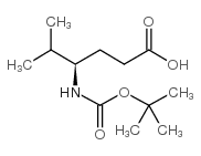 4-BOC-(R)-AMINO-5-METHYL HEXANOIC ACID structure