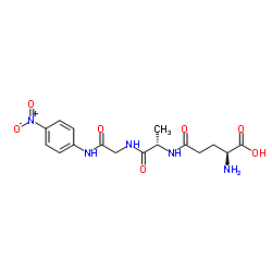 H-Glu(Ala-Gly-pNA)-OH structure