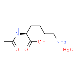 Lysine,N2-acetyl-,monohydrate (9CI) Structure