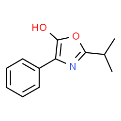 5-Oxazolol,2-(1-methylethyl)-4-phenyl-结构式