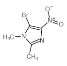 5-bromo-1,2-dimethyl-4-nitroimidazole structure