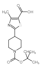 4-甲基-2-[1-(叔丁氧羰酰)哌啶-4-YL]-1,3-噻唑-5-羧酸图片