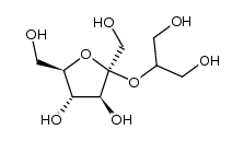 2,2'-O-β-D-fructopyranosyl glycerol结构式