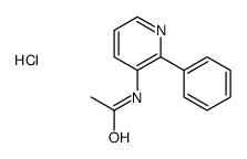 N-(2-phenylpyridin-3-yl)acetamide,hydrochloride结构式