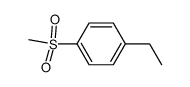 4-ETHYLPHENYLMETHYLSULFONE结构式