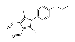 1-(4-ethoxyphenyl)-2,5-dimethyl-1H-pyrrole-3,4-dicarbaldehyde Structure