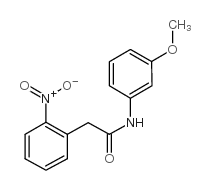 n-(3-methoxy-phenyl)-2-(2-nitro-phenyl)-acetamide结构式