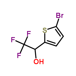 1-(5-溴噻吩-2-基)-2,2,2-三氟乙烷-1-醇结构式