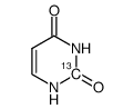 Uracil-13C Structure