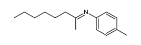 1-methylheptylidene-p-tolylamine结构式