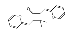 3,3-dimethyl-2,4-bis(pyran-2-ylidenemethyl)cyclobutan-1-one Structure