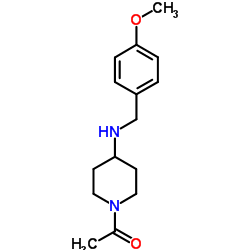 1-{4-[(4-Methoxybenzyl)amino]-1-piperidinyl}ethanone picture