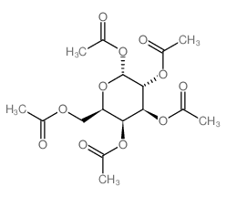 α-D-半乳糖五乙酸酯结构式