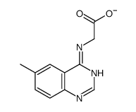 2-[(6-methylquinazolin-4-yl)amino]acetate Structure