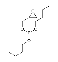 dibutyl oxiran-2-ylmethyl phosphite结构式