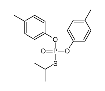 1-methyl-4-[(4-methylphenoxy)-propan-2-ylsulfanylphosphoryl]oxybenzene Structure