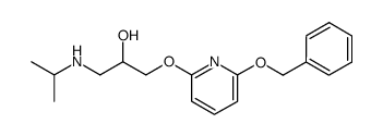 1-(6-Benzyloxy-pyridin-2-yloxy)-3-isopropylamino-propan-2-ol Structure