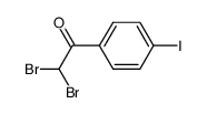 2,2-dibromo-1-(4-iodophenyl)ethanone Structure