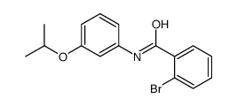 2-bromo-N-(3-propan-2-yloxyphenyl)benzamide Structure