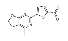 4-methyl-2-(5-nitrofuran-2-yl)-5,6-dihydrofuro[2,3-d]pyrimidine Structure