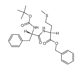 Boc-Phe-Met-OBzl结构式