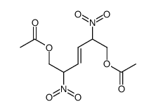 Acetic acid (Z)-6-acetoxy-2,5-dinitro-hex-3-enyl ester结构式