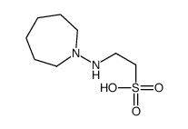 2-(azepan-1-ylamino)ethanesulfonic acid结构式