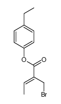 (4-ethylphenyl) 2-(bromomethyl)but-2-enoate Structure