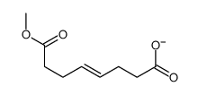 8-methoxy-8-oxooct-4-enoate Structure